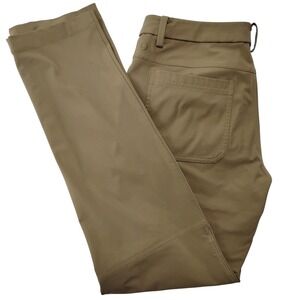 Lululemon ABC Classic Fit 5-Pocket Pants Mens 32 Warpstreme Khaki Chino
